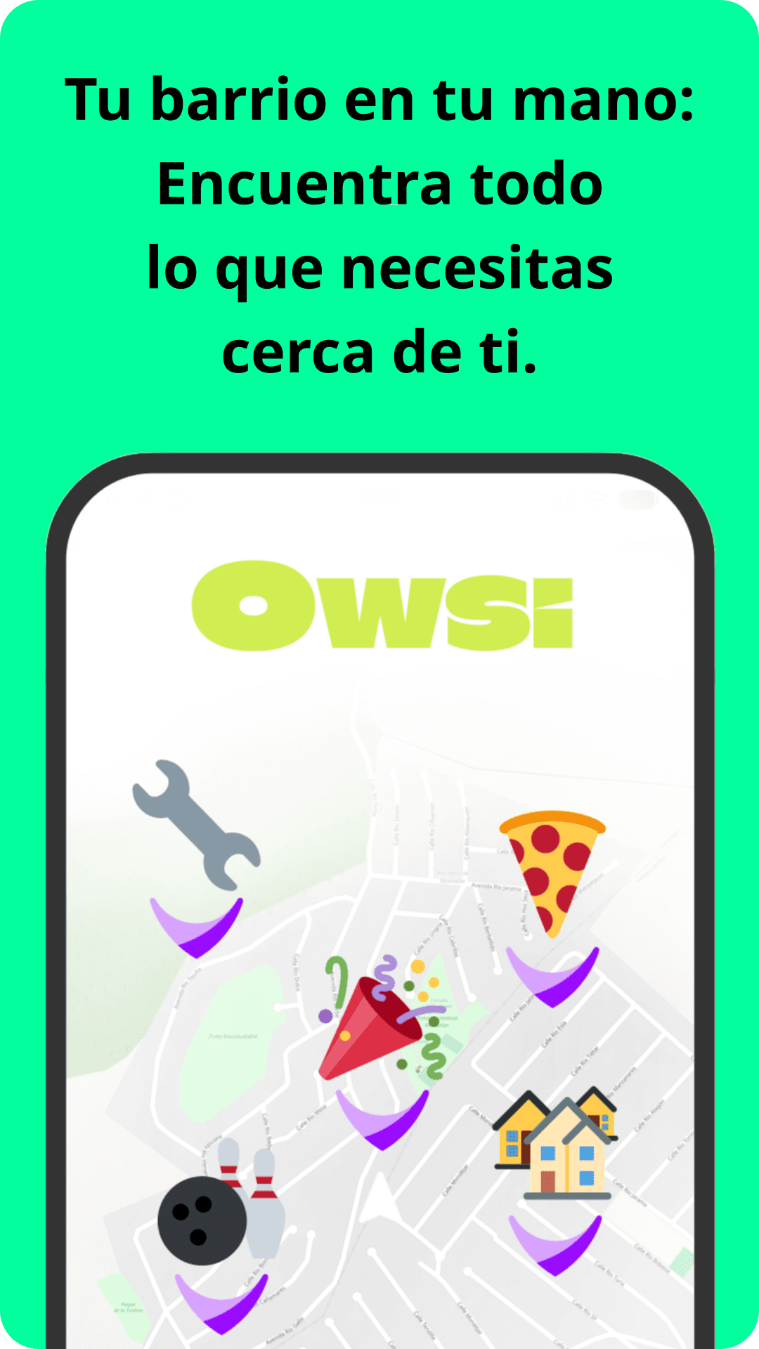 Captura de pantalla de la app Owsi - Conectividad local
